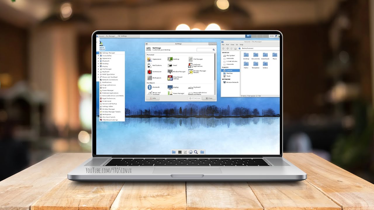 Xfce on Fedora 38 Beta - YouTube
