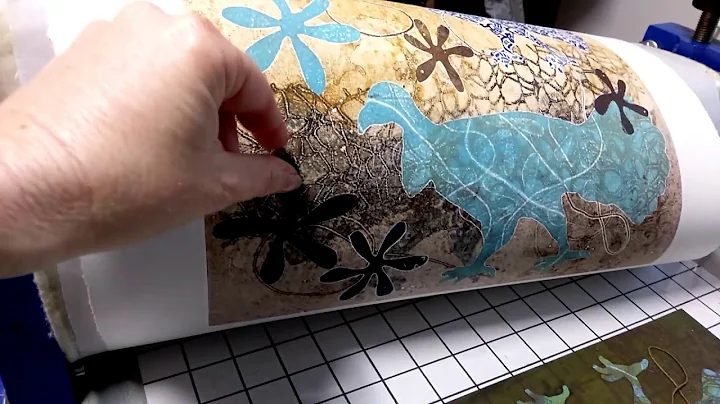 Sandra Pearce Printing a Monotype