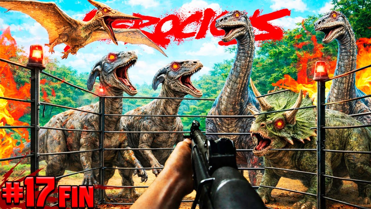 BATALLA FINAL EN EL ZOO DE DINOSAURIOS | #17 FINAL | FEROCIOUS