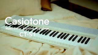CT-S1WE | Casiotone 61 Key White Portable Keyboard | CASIO