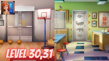 100 Doors - Escape From School | Level 30 , 31