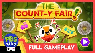 PBS KIDS Games | Count on June Bug! | The Count-y Fair Full 1-HOUR Gameplay 🐞☘️