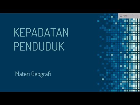 Video: Apa Itu Kepadatan?