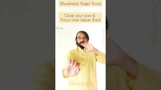 How to Purify Aura through a Yogic Science of Dhyanorja Kriyas | Yoga for Nervous Sysyem. #shorts