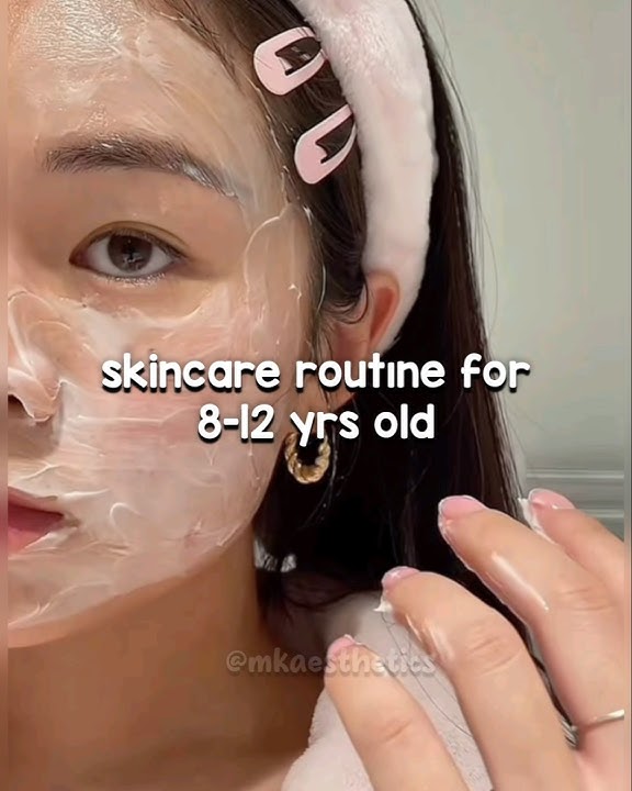 Skincare Routine for 8-12 Yrs Old 🫧 #aesthetic #skincare #skincareroutine #shorts