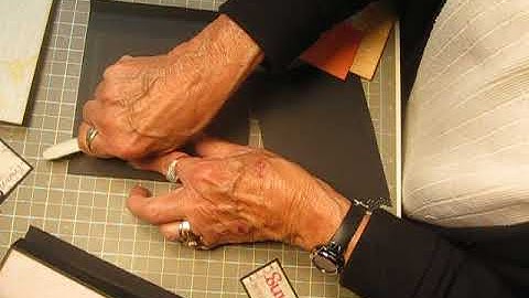 Finishing the pages - 6x6 no hinge album