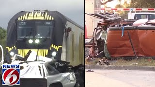 NTSB investigating 2 Brightline high speed train crashes that killed 3 people in Florida this week