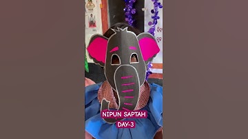 Mask Activity// NIPUN SAPTAH//DAY-3//Literacy Day// FLN Activity