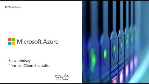 Microsoft Azure Cloud Integration with VMware