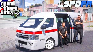 GTA V - LSPDFR มาเป็นตำรวจในเกม GTA V ตำรวจไทย ยิงปะทะเเก๊งค้ายา ซิ่งรถตู้สุดเท่ #234