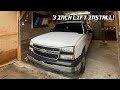 LEVELING KIT INSTALL ON A CHEVY SILVERADO! *took me 8 hours* | WORK MEISTERS REPAIRED! VLOG #19