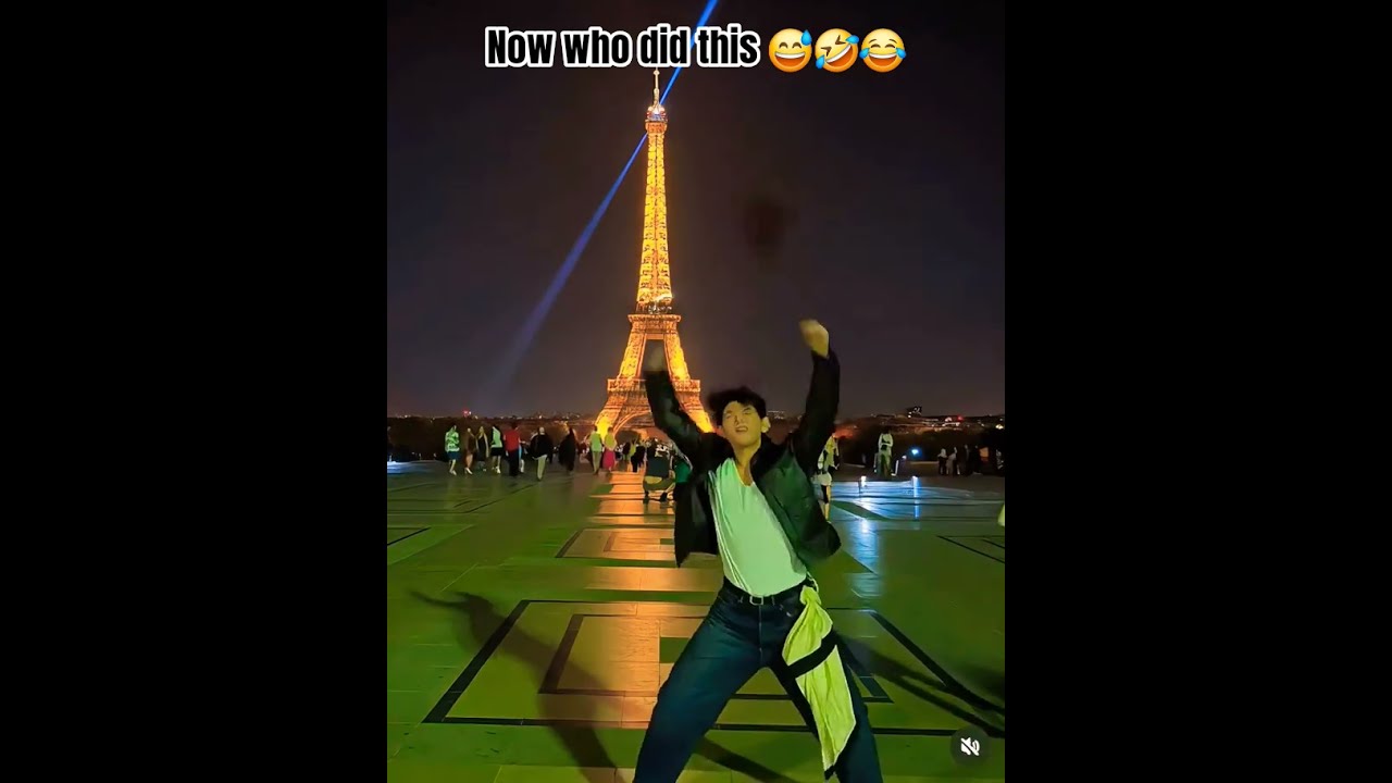 The army is so non serious #bts #army #btsarmy #v #kimtaehyung #mosthandsomemen #kimtae #paris