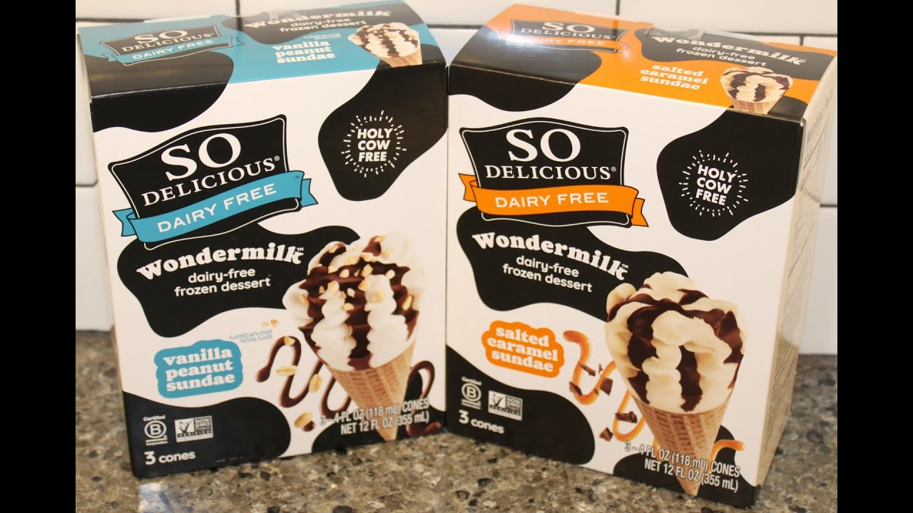 So Sundae So Delicious Dairy Free Wondermilk: Vanilla Peanut Sundae & Salted ...