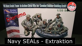 Diorama Navy Seals Extraktion Schlauchboot Action Auf Dem Wasser Schweizer Bastelbude