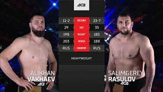 Алихан Вахаев vs. Салимгерей Расулов | Alikhan Vakhaev vs. Salimgerey Rasulov | ACA 143