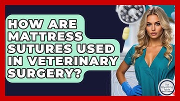 How Are Mattress Sutures Used In Veterinary Surgery? - The Operating Table