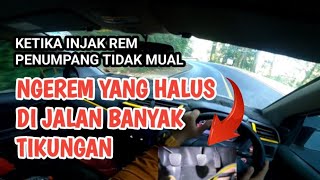 Teknik Pengereman Yang Halus di Jalan Banyak Tikungan - (Penumpang Tidak Tahu Jika Injak Rem)