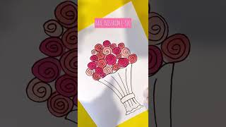 Lets Draw A Bouquet Of Flowers