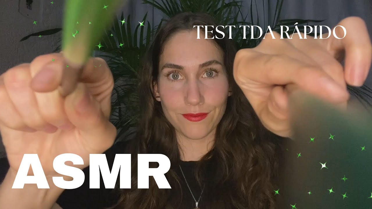 ASMR | Test de TDA rápido| Roleplay, soft spoken, Tiktok style, todos los triggers.