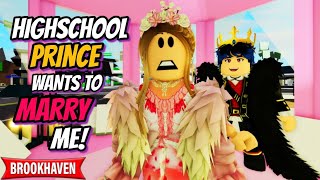 HIGHSCHOOL PRINCE WANTS TO MARRY ME!!| ROBLOX BROOKHAVEN 🏡RP (CoxoSparkle)