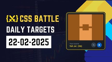 CSS Battle Daily Target Solution | February 22, 2025 | HTML CSS