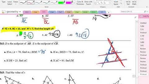 5.1 Midsegment of Triangles