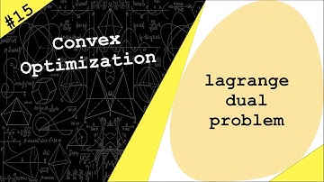 Lecture 15 | Lagrange Dual Problem | Convex Optimization by Dr. Ahmad Bazzi