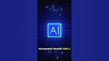 MVVM 패턴 60초 정리 #MVVM패턴 #아키텍처 #코딩한입 #안드로이드개발 #개발공부