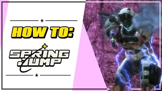 How to SPRING JUMP in Halo: Reach | Parkour Tutorial #5