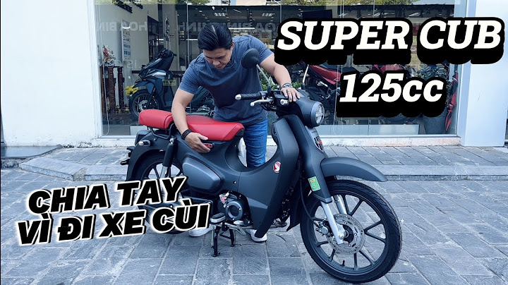 Đánh giá cảm giác láisuper cub c125 năm 2024