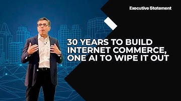Executive Statement | Safwan Zaheer - 30 Years to Build Internet Commerce, One AI to Wipe It Out