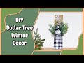 DIY Buffalo Check Winter Snowman Decor | Christmas Crafts Ideas 2022 | Easy Dollar Tree DIY