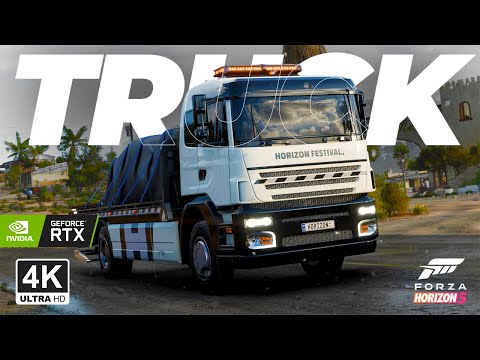 Forza Horizon 5 Tow Truck 4K 60FPS 