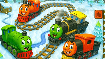 🚂 Train Tiles Express Puzzle (Tundra Level) | Android Gameplay Ep.460