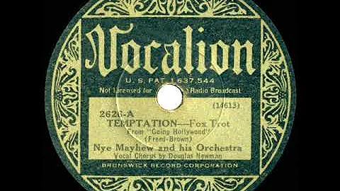 1934 Nye Mayhew - Temptation (Douglas Newman, vocal)