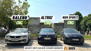 BALENO CNG || ALTROZ CNG || NIOS CNG || 2023 Review in Hindi