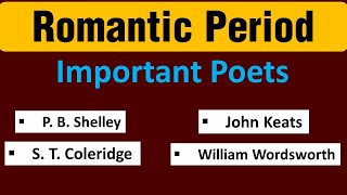 Romantic Age Poets | Passion and Imagination of Romantic Age Poets | #romanticage #poets