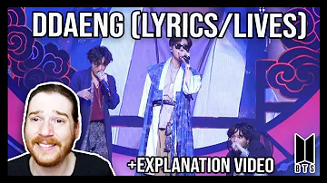 BTS: DDAENG Lyrics/Lives/Explanation REACTIONS!