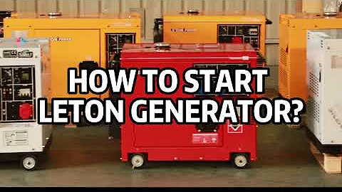 how to start our 5-10kVA diesel generator set