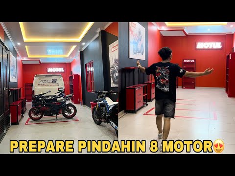 GARASI RUMAH SUDAH SELESAI‼️SIAP PINDAHIN 8 MOTOR AKANG MV