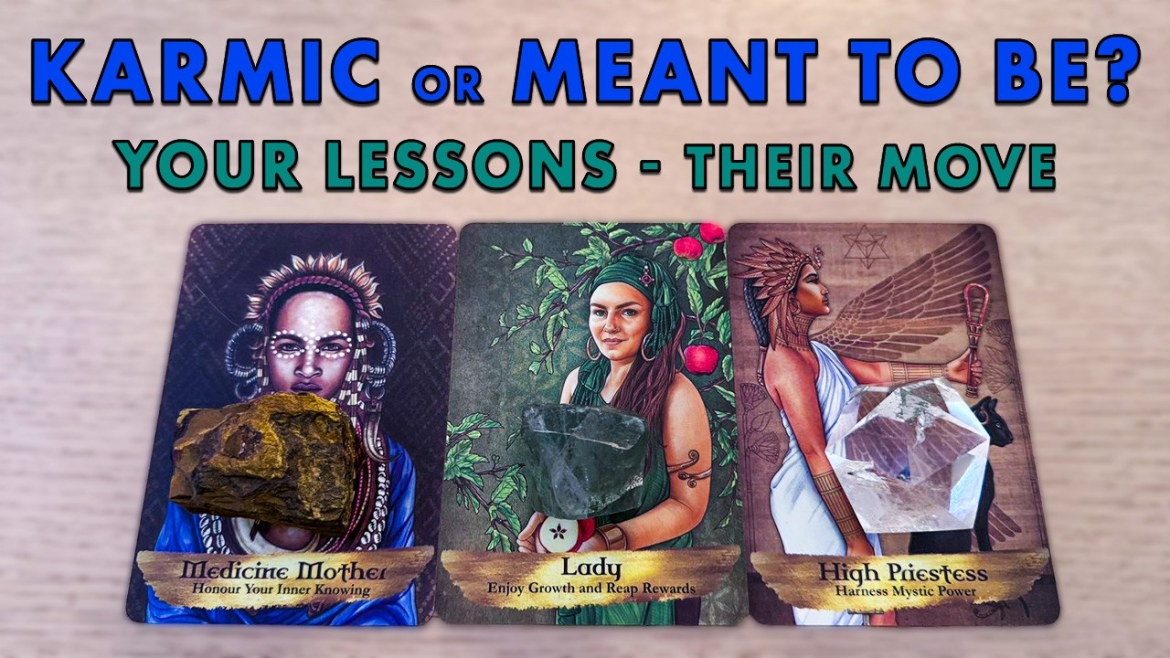 🔮 Karmic or Meant To Be? | Your Spiritual Lesson + Their Next Move | Pick A Card Tarot Reading
