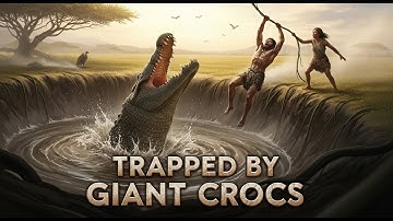 Life 4.4 Million Years Ago | The Death Pit — Humans Trapped by Giant Crocs