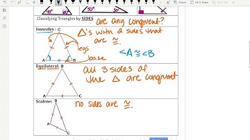 4.1, 4.2, 4.6 Classifying Triangles Part 2