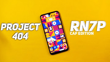 Project 404 v4.4 RIPPA Official Update For Redmi Note 7 Pro | CAF Edition