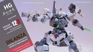 HG 수성의 마녀 딜란자 DILANZA FULL BUILD 영상 3편중 EP3 완성 페인팅 웨더링 영상입니다. #gundam #newgunpla #건담조립