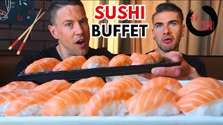 WARNING!! THIS CRAZY VIDEO TOOK 4 YEARS TO EDIT!!?? 🤣🤣🤣 ALL YOU CAN EAT SUSHI WITH @JoelHansen