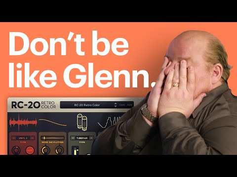 Music producer FAILS HARD (should have used RC-20 Retro Color)