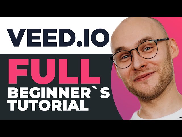 Veed Tutorial for Beginners (2023) | How To Use Veed.io class=