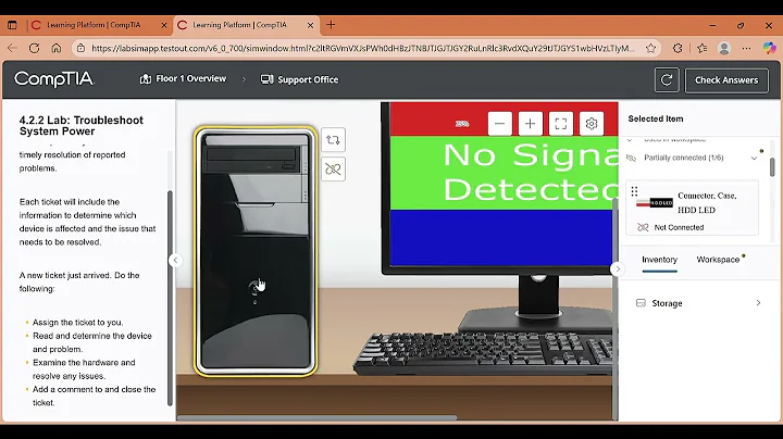 Lab: Troubleshoot System Power 4.2.2