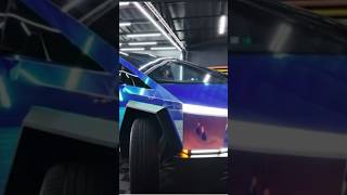 TESLA CYBER TRUCK BACKS INTO GARAGE #tesla #cybertruck #teslamodel #spacex #teslalife #car